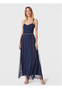 Rinascimento Sukienka wieczorowa CFC0111408003 Granatowy Regular Fit. Kolor: niebieski. Materiał: syntetyk. Styl: wizytowy #1