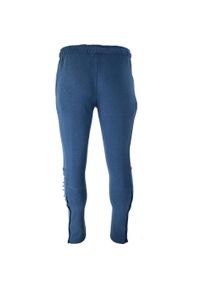 Spodnie Joma Street, Mężczyźni. Kolor: niebieski. Materiał: materiał, bawełna. Sport: piłka nożna