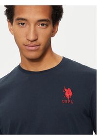 U.S. Polo Assn. T-Shirt MUP3311 Granatowy Slim Fit. Typ kołnierza: polo. Kolor: niebieski. Materiał: bawełna #5