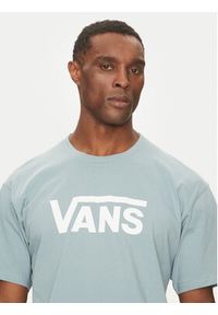 Vans T-Shirt Classic VN000GGG Niebieski Regular Fit. Kolor: niebieski. Materiał: bawełna