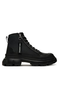 Karl Lagerfeld - KARL LAGERFELD Trapery KL43543 Czarny. Kolor: czarny. Materiał: skóra #1