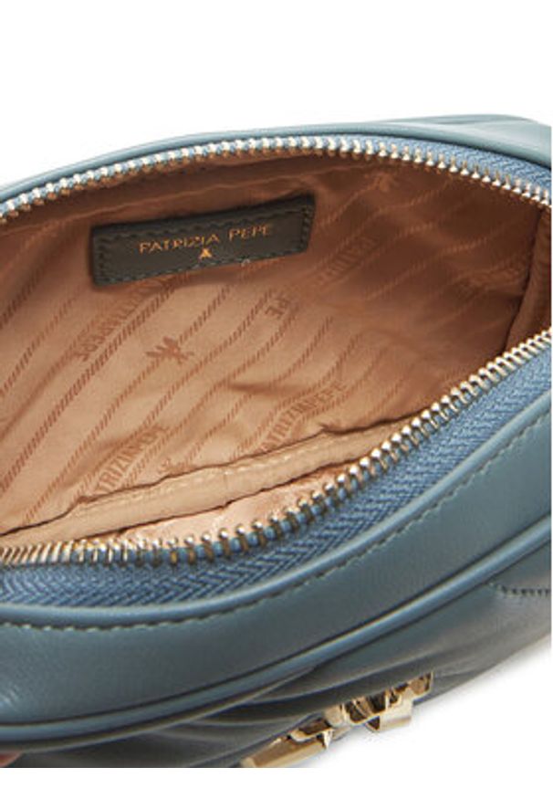Patrizia Pepe Torebka 8B0005/L004-G600 Zielony. Kolor: zielony. Materiał: skórzane