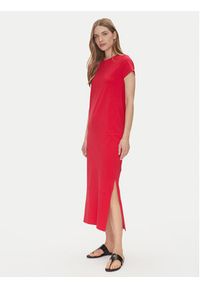 JDY Sukienka codzienna Ava 15321069 Czerwony Regular Fit. Okazja: na co dzień. Kolor: czerwony. Materiał: bawełna. Typ sukienki: proste. Styl: casual #3