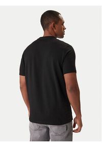Karl Lagerfeld - KARL LAGERFELD T-Shirt 755780 561235 Czarny Regular Fit. Typ kołnierza: dekolt w karo. Kolor: czarny. Materiał: bawełna #3