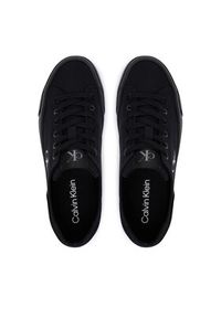Calvin Klein Sneakersy Vulc Flatform Low Canvas Mg YW0YW01763 Czarny. Kolor: czarny. Materiał: materiał #6