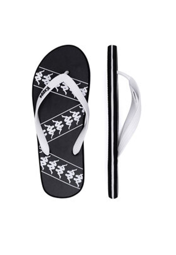 Kappa Japonki 371D2SW Banda Selyn - Black-White Kolorowy. Materiał: materiał, syntetyk. Wzór: kolorowy