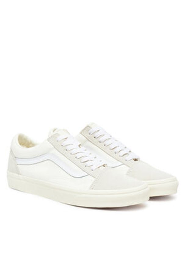 Vans Tenisówki Old Skool VN000D5NWHT1 Biały. Kolor: biały. Materiał: skóra