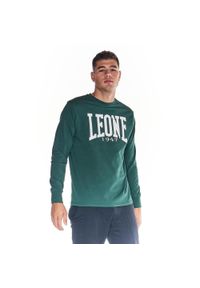 LEONE 1947 APPAREL - Męska koszulka z długim rękawem Leone 1947 Apparel. Kolor: zielony. Materiał: tkanina. Długość rękawa: długi rękaw. Długość: długie. Sport: fitness #1