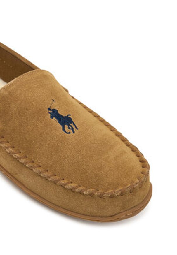 Polo Ralph Lauren Mokasyny Brennan Dress 843981599003 Brązowy. Kolor: brązowy. Materiał: zamsz, skóra