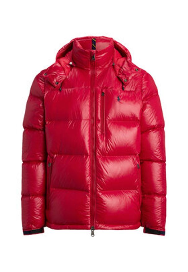 Polo Ralph Lauren Kurtka puchowa 710968281004 Czerwony Regular Fit. Typ kołnierza: polo. Kolor: czerwony. Materiał: syntetyk