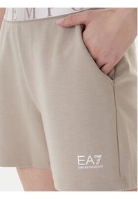 EA7 Emporio Armani Szorty sportowe 7W001153 AF12501 U6225 Beżowy Regular Fit. Kolor: beżowy. Materiał: syntetyk #5