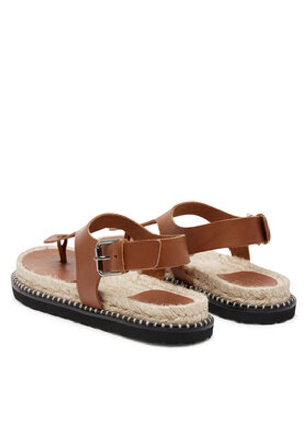 Castañer Espadryle Tokio/261 025672 Brązowy. Kolor: brązowy. Materiał: skóra
