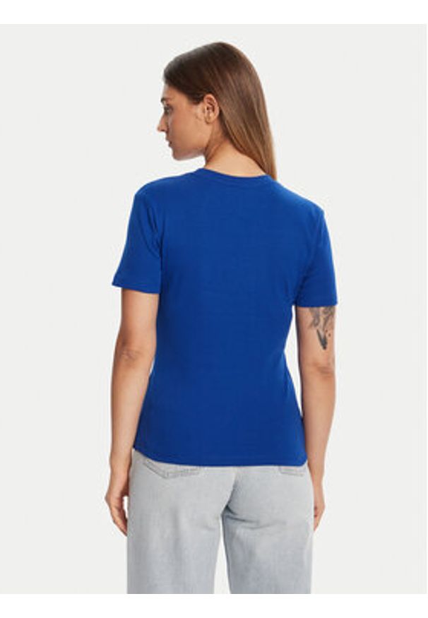 TOMMY HILFIGER - Tommy Hilfiger T-Shirt New Cody WW0WW40587 Niebieski Slim Fit. Kolor: niebieski. Materiał: bawełna