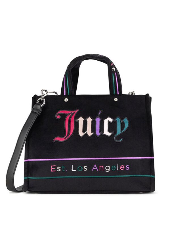 Juicy Couture Torebka BIJXT5522WTV Czarny. Kolor: czarny