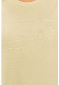 Levi's® - Levi's - T-shirt. Okazja: na spotkanie biznesowe, na co dzień. Kolor: zielony. Wzór: nadruk. Styl: biznesowy, casual #5