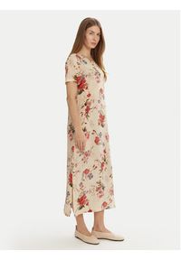 Weekend Max Mara Sukienka letnia Giudy 2515221212 Beżowy Regular Fit. Kolor: beżowy. Materiał: jedwab. Sezon: lato #3