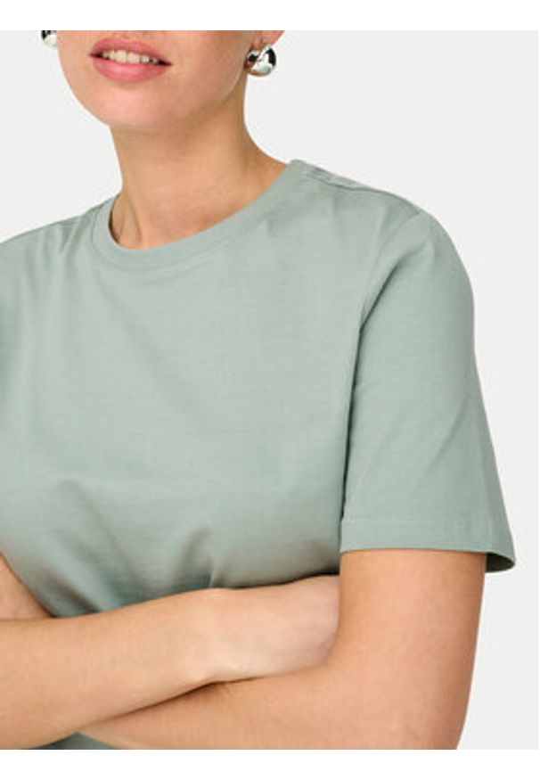 only - ONLY T-Shirt Freja 15367970 Zielony Regular Fit. Kolor: zielony. Materiał: bawełna