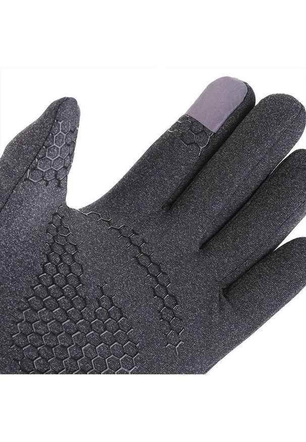 Szare Rękawiczki Moraj Damskie. Kolor: szary. Materiał: materiał. Sezon: zima. Styl: casual