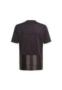 Adidas - Koszulka dziecięca adidas Striped 21. Kolor: czarny, szary, wielokolorowy. Sport: piłka nożna
