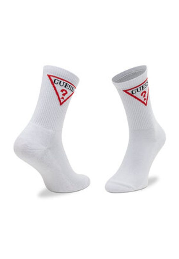 Guess Skarpety wysokie damskie Ellen Sport Socks V2GZ00 ZZ00I r.OS Biały. Kolor: biały. Materiał: materiał