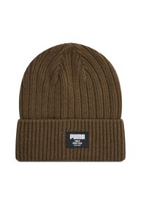 Puma Czapka Ribbed Classic Beanie 022831 09 Zielony. Kolor: zielony. Materiał: materiał #1