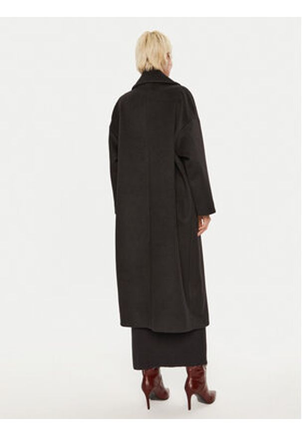 Imperial Płaszcz zimowy KG26IIK Czarny Oversize. Kolor: czarny. Materiał: syntetyk. Sezon: zima