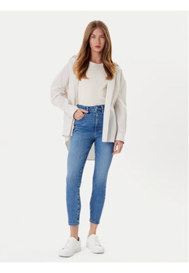 Calvin Klein Jeans Jeansy LV047B769G Niebieski Skinny Fit. Kolor: niebieski