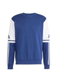 Adidas - Bluza męska adidas Squadra 25 Sweat Crew. Kolor: biały, wielokolorowy, niebieski