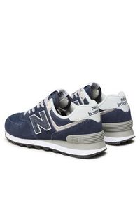 New Balance Sneakersy WL574EVN Granatowy. Kolor: niebieski. Materiał: skóra, zamsz. Model: New Balance 574 #7