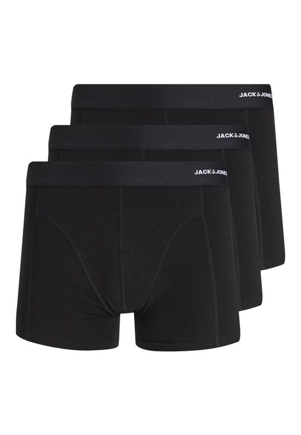 Jack & Jones - Jack&Jones Komplet 3 par bokserek Basic 12198852 Czarny. Kolor: czarny. Materiał: bawełna