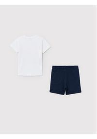 OVS Komplet t-shirt i szorty sportowe 1474557 Biały Regular Fit. Kolor: biały. Materiał: bawełna #2