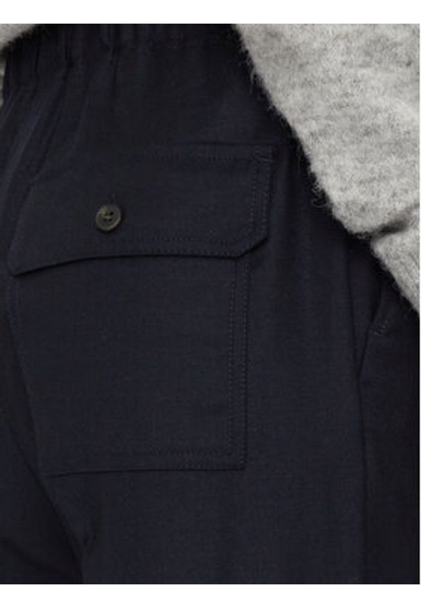 Weekend Max Mara Spodnie materiałowe Hateley 2425136052 Granatowy Regular Fit. Kolor: niebieski. Materiał: wełna