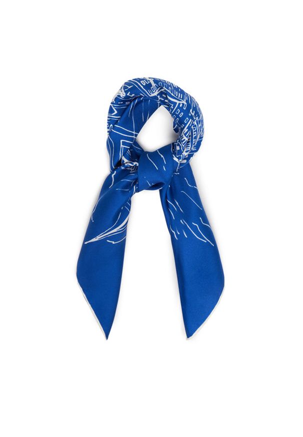 Lauren Ralph Lauren - LAUREN RALPH LAUREN Apaszka 454P09789002 Niebieski. Kolor: niebieski. Materiał: jedwab