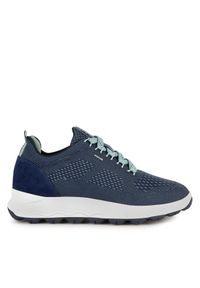 Sneakersy Geox. Kolor: niebieski. Materiał: jeans #1