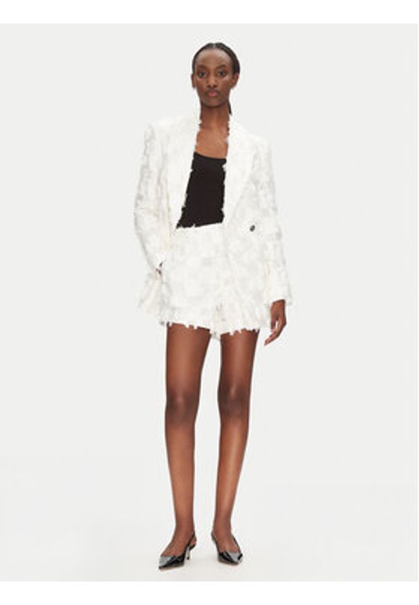 Bruuns Bazaar Szorty materiałowe Zaias BBW4565 Biały Regular Fit. Kolor: biały. Materiał: wiskoza