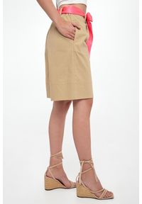 Twinset Milano - Szorty damskie z lnem TWINSET ACTITUDE. Materiał: len #3