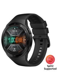 HUAWEI - Huawei smartwatch Watch GT 2e, Graphite Black, 46 mm. Rodzaj zegarka: smartwatch. Kolor: czarny. Styl: sportowy #1