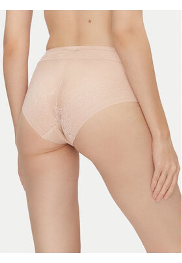 YSABEL MORA - Ysabel Mora Figi klasyczne z wysokim stanem 19191 Beżowy. Stan: podwyższony. Kolor: beżowy. Materiał: syntetyk