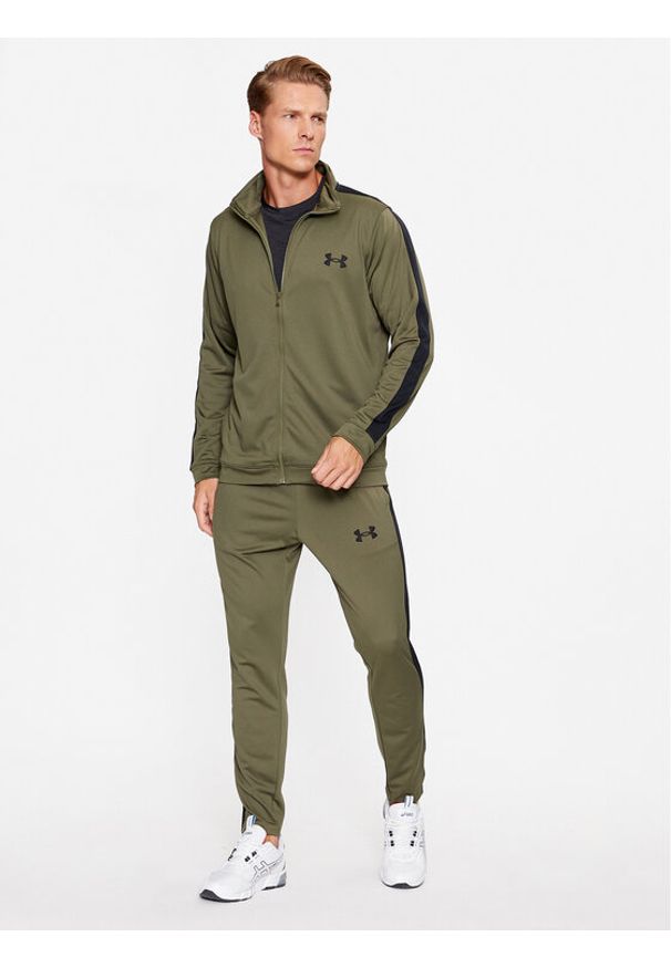 Under Armour Dres Ua Knit Track Suit 1357139 Khaki Fitted Fit. Kolor: brązowy. Materiał: syntetyk