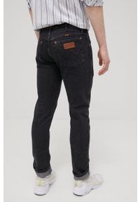 Wrangler jeansy LARSTON BLACK LIGHTNING męskie. Kolor: czarny #4