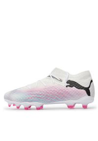 Puma Buty do piłki nożnej Future 7 Pro+ FG/AG 10770501 01 Biały. Kolor: biały. Materiał: skóra