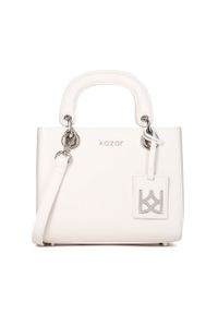 Torebka Kazar Muse 59271-01-B6 Off White. Kolor: biały. Materiał: skórzane #1