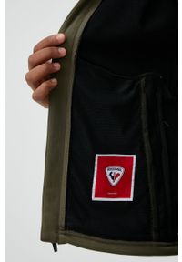 Rossignol kurtka outdoorowa kolor zielony. Kolor: zielony. Materiał: tkanina, materiał, softshell. Długość rękawa: raglanowy rękaw #2