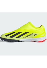 Adidas - Buty adidas X Crazyfast League Ll Tf Jr IF0686 żółte. Kolor: żółty. Materiał: materiał, syntetyk, guma. Szerokość cholewki: normalna #5