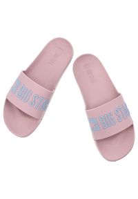 Big-Star - Różowe Klapki Big Star Wygodne Basenowe Obuwie Damskie. Okazja: do domu, na spacer, na co dzień. Kolor: różowy. Sezon: lato. Styl: casual #4