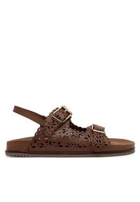 TwinSet - Sandały TWINSET. Kolor: brązowy