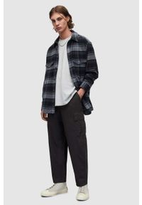 AllSaints spodnie bawełniane TALKA TROUSER kolor czarny w fasonie cargo MM058Y. Kolor: czarny. Materiał: bawełna #1