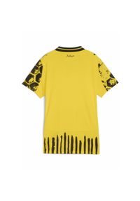 Puma - Damska koszulka KIDSUPER × BORUSSIA DORTMUND PUMA. Kolor: czarny, żółty, wielokolorowy. Wzór: geometria, kolorowy