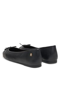 TOMMY HILFIGER - Tommy Hilfiger Baleriny Patent Toe-Cap FW0FW08830 Czarny. Kolor: czarny. Materiał: skóra #4