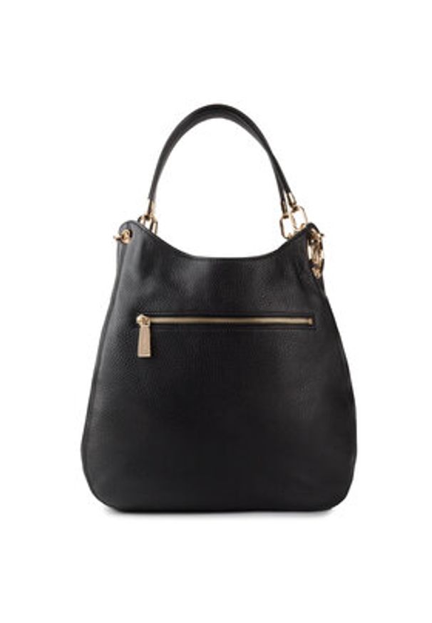MICHAEL Michael Kors Torebka Lillie 30T9G0LE3L Czarny. Kolor: czarny. Materiał: skórzane